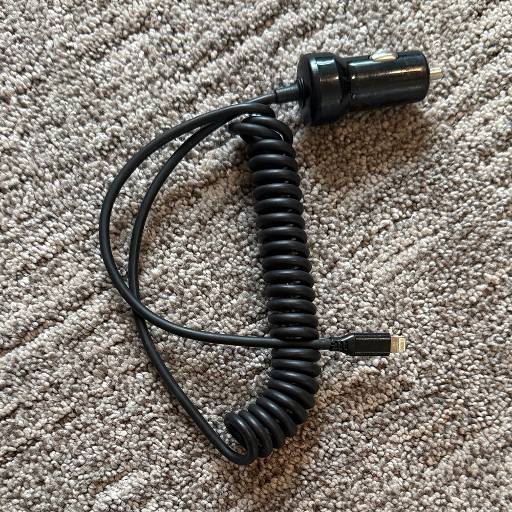 Lightening Cable Car Charger for Cell Phones